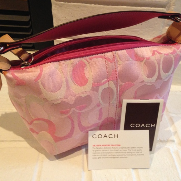 Coach | Bags | Coach M4k656 Pink Hobo Bag | Poshmark
